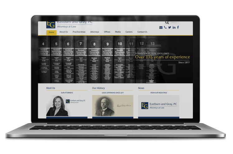 Modern law firm web design