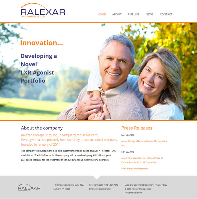 Ralexar Website Design and Development
